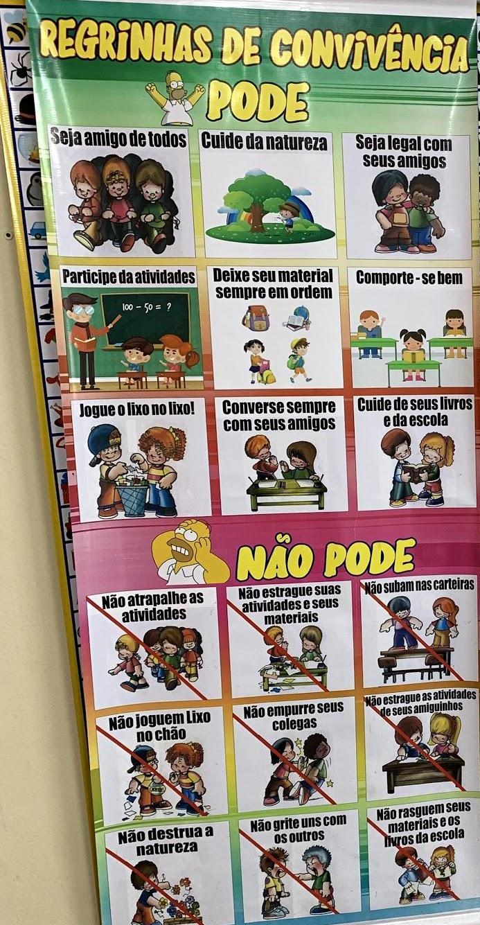 41 4. A PRÁTICA DO ENSINO E DA APRENDIZAGEM DE VALORES EM SALA DE AULA A primeira vivência na escola aconteceu em agosto de 2019, quando eu participava do estágio obrigatório.