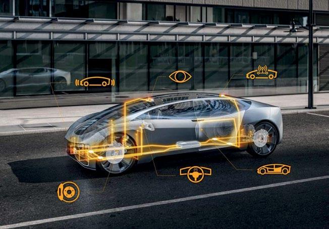 undercar Um veículo elétrico (VE) com sistema de frenagem regenerativa, que inverte o motor traseiro (transformando-o em um gerador elétrico para recarregar as baterias do veículo) sempre que você