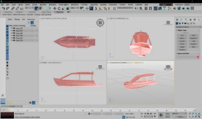 O modelo desenvolvido com o software SketchUp Pro foi essencial para