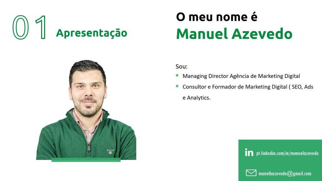 Formador de Marketing Digital (Google Ads, google Analytics, Tag Manager e Data Studio) www.marcogouveia.