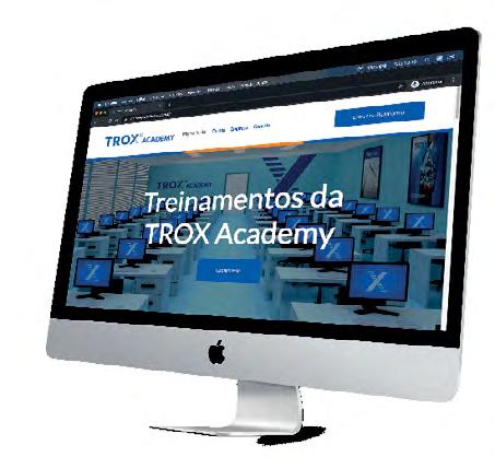 Sustentabilidade A TROX do Brasil considera na economia de energia, uma de suas mais altas prioridades no desenvolvimento de componentes e sistemas para controle de temperatura e ventilação em