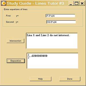 e use Tutorial Retas #3. Ao clicar sobre este link, é iniciado o tutorial contendo a solução do problema, como mostra a Figura 1.3.2.