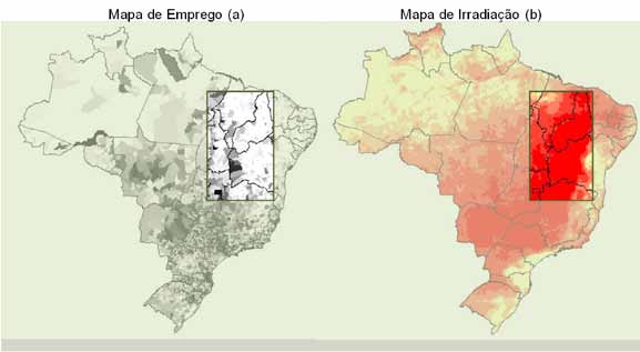 Outro ponto de destaque em relação à geração de empregos é o fato de que algumas das regiões brasileiras com maior potencial de geração solar, portanto os candidatos a um maior volume de instalações,