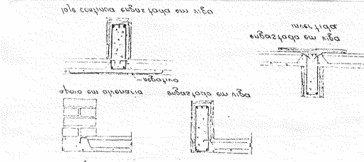 O respaldo da alvenaria ou viga deve ser bem nivelado, apoiando-se as vigotas pelo menos em 10 cm da parede de alvenaria.