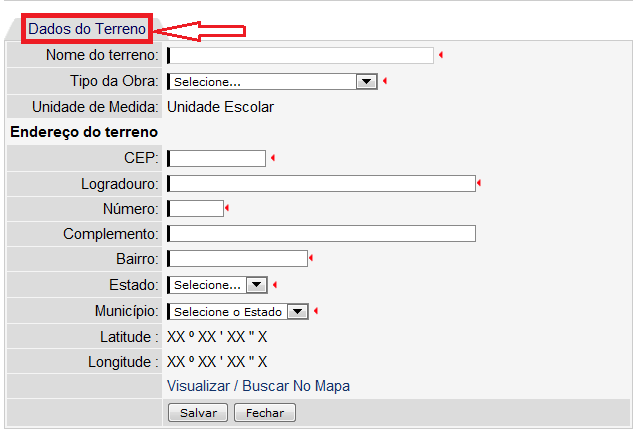 8.1.2. Inserir obra Para se iniciar o cadastramento da obra é necessário clicar em Inserir Obras (Figura 1).