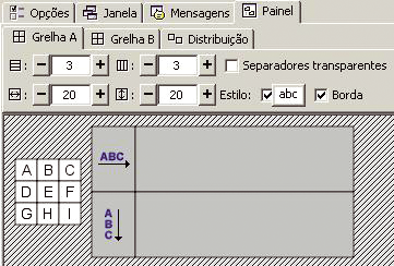O programa mostra automaticamente as definições (horizontais ou verticais) das duas palavras que se cruzam na posição onde colocamos o cursor do mouse.