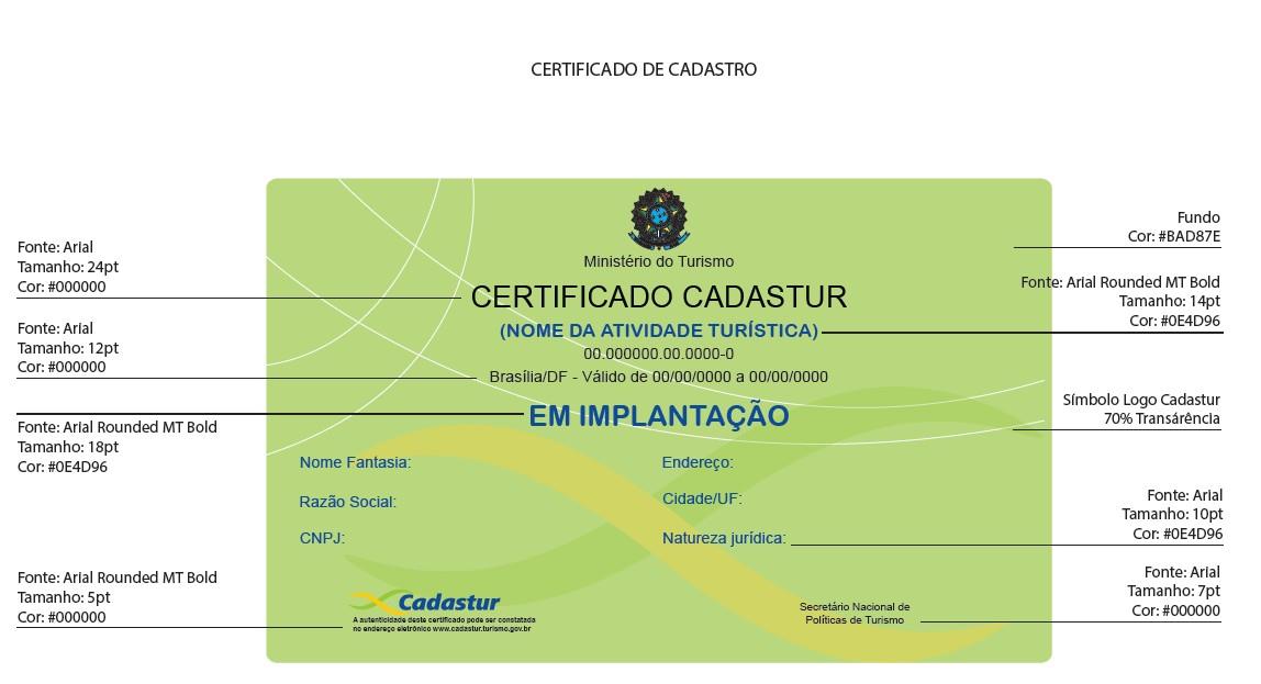 Modelo do Certificado de