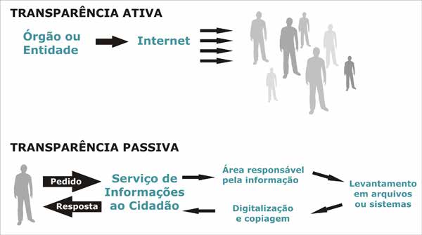 Caso a Internet seja o meio obrigatório, é necessário que seja elaborada uma página ou site que abrigue todas essas informações, nos moldes definidos pela LAI.