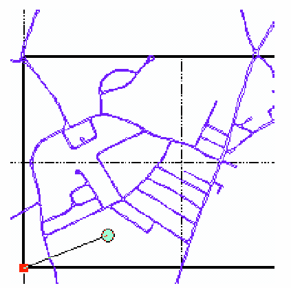 Você usará a ferramenta Sketck (Esboço) para adicionar um polígono à área de estudo. 1. No dropdown da ferramenta palette selecione a ferramenta Sketch. 2.