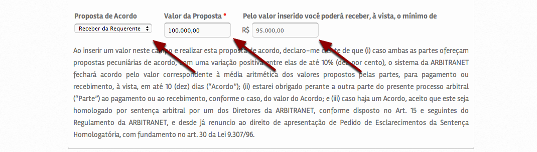 6. Sexto Passo Você ainda poderá fazer uma proposta de acordo.