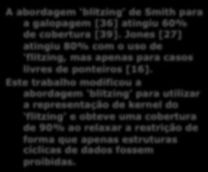 Tipos de resultados em Engenharia de Software O que foi feito antes? Como seu trabalho é diferente ou melhor? O problema de galopar tem atraído muita atenção [3,8,10,18,26,32,37].