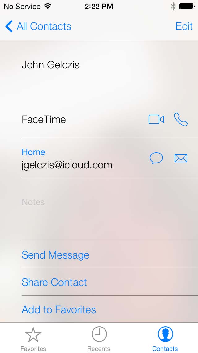 Faça e atenda ligações Fazer uma ligação do FaceTime: Verifique se o FaceTime está ativado em Ajustes > FaceTime.