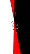 Se o fundo estiver vermelho (o que indica uma inclinação relativa), toque na tela para alterá-lo para preto. Nivelar a mesa: Coloque o iphone na mesa.