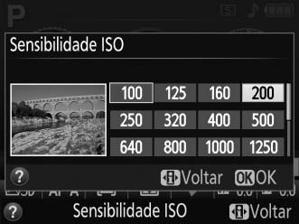 Sensibilidade ISO A "sensibilidade ISO" é o equivalente digital da velocidade da película.