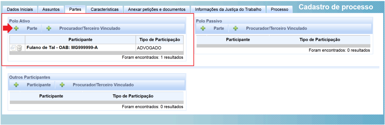 LEMBRETE: para excluir uma parte ou quaisquer dados inseridos, clique no ícone confirme a exclusão.