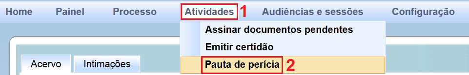 Ao concluir o peticionamento, clique em Assinar digitalmente (fig. acima; seta 14). Escolha o seu certificado digital dentre a listagem oferecida (fig. abaixo).