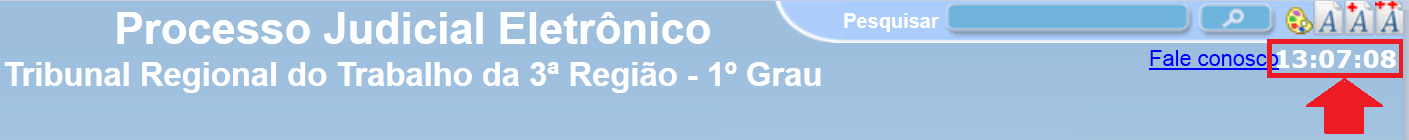 Em razão das constantes atualizações no sistema do Tribunal, as telas mostradas poderão sofrer alterações sem que, contudo, modifiquem a essência apresentada.