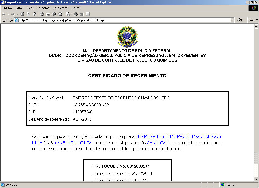 Observação: A configuração do seu Window pode ter sido definida para esconder as extensões para arquivos conhecidos, neste caso o usuário verá o arquivo da seguinte maneira.