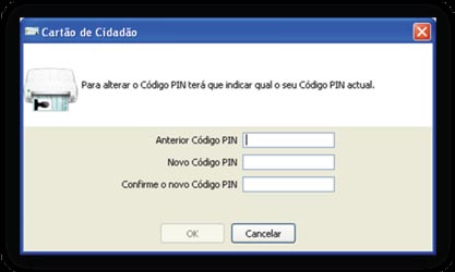 5.1.3. Gestão de Códigos PIN Neste ecrã poderá testar e alterar os códigos PIN do Cartão de Cidadão, assim como verificar o número de tentativas restantes.