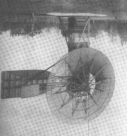 Aerogeradores de grande porte (Século XX) Turbina Eólica de Brush (1888-1908) Potência de 12