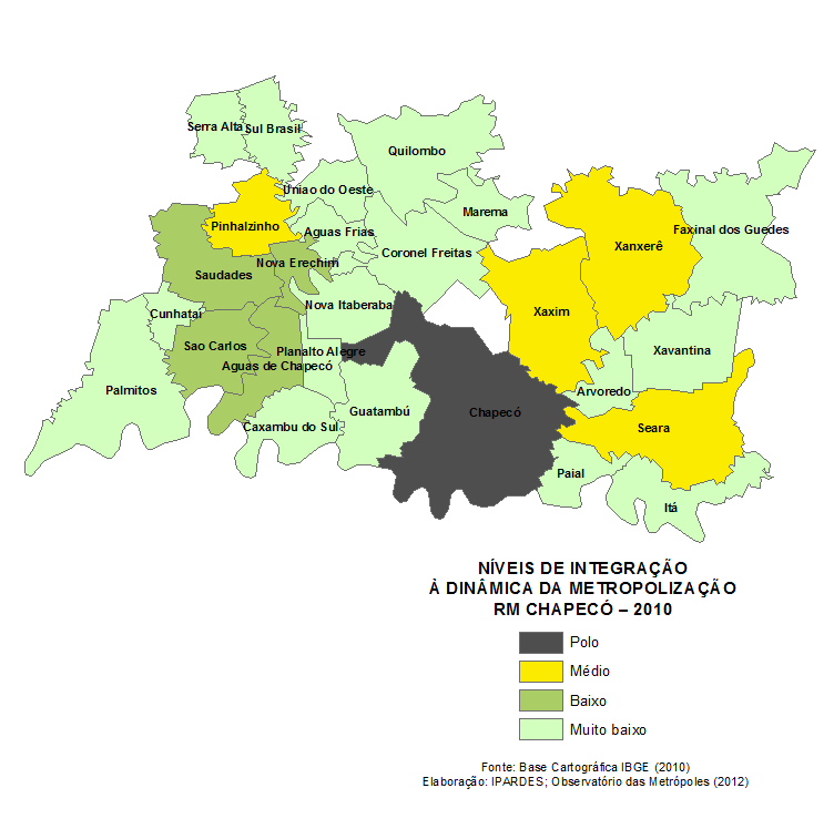 Mapa 22 Níveis de