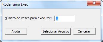 Uso dos comandos da janela Session Repetir análises com arquivos exec Um arquivo executável é um arquivo de texto que contém uma série de comandos do Minitab.
