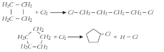 35 (UFC-CE) A estabilidade dos cicloalcanos cresce na seguinte ordem: ciclopropano < ciclobutano < ciclopentano. Assinale a alternativa que explica esta diferença de estabilidade.