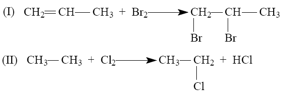 oxidação e ácido-base. b) substituição e adição. c) oxidação e adição.