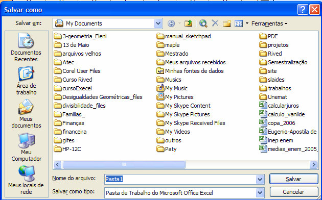 : Cor da Guia só esta disponível a partir do Excel 2003 3. Atividade: Criar uma pasta de trabalho com 12 Planilhas (Jan à Dez).