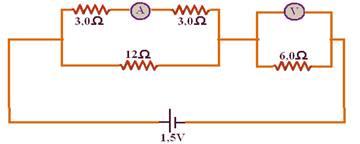 0,30V 84- No circuito, o amperímetro A 1 indica uma corrente de 200 ma.