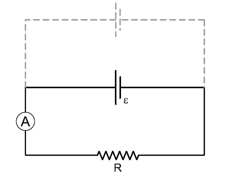de potencial no amperímetro aumentará. b) a diferença do potencial no amperímetro diminuirá. c) a corrente pelo resistor aumentará. d) a corrente pelo resistor não se alterará.