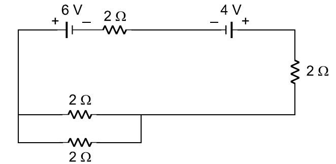 b) se a potência do gerador é 30 W, sua força eletromotriz é 15 V. c) a queda de tensão no resistor é de 2,5 V.