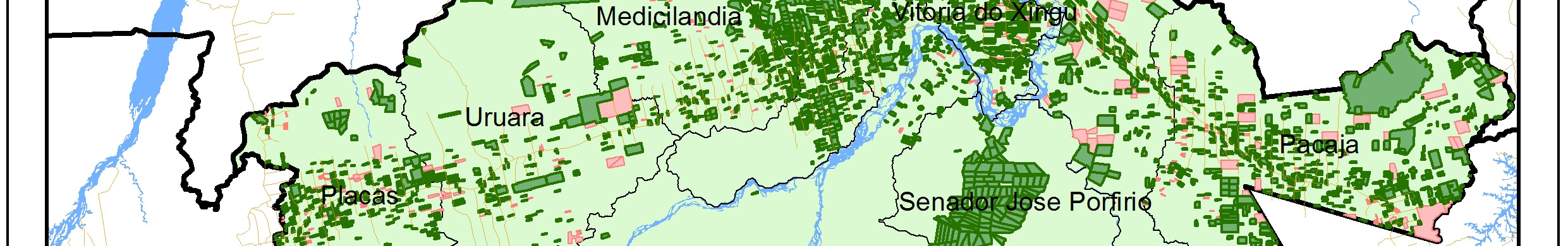 763 Vitória do Xingu 66.321 6.842 Região do Xingu 1.285.443 4.384 Estado do Pará 49.507.
