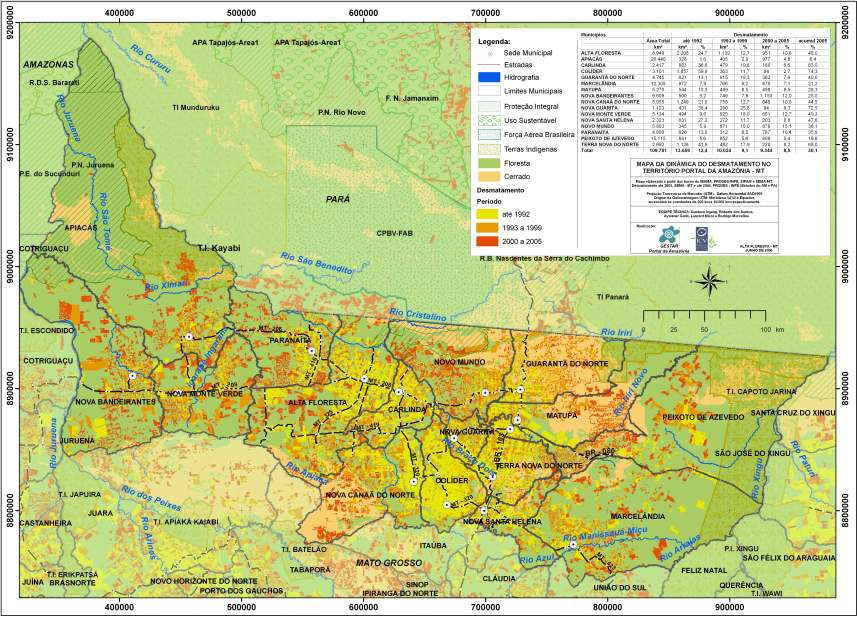 Figura 02. Desmatamento no Portal da Amazônia. Fonte: ICV, 2008. 2.5.