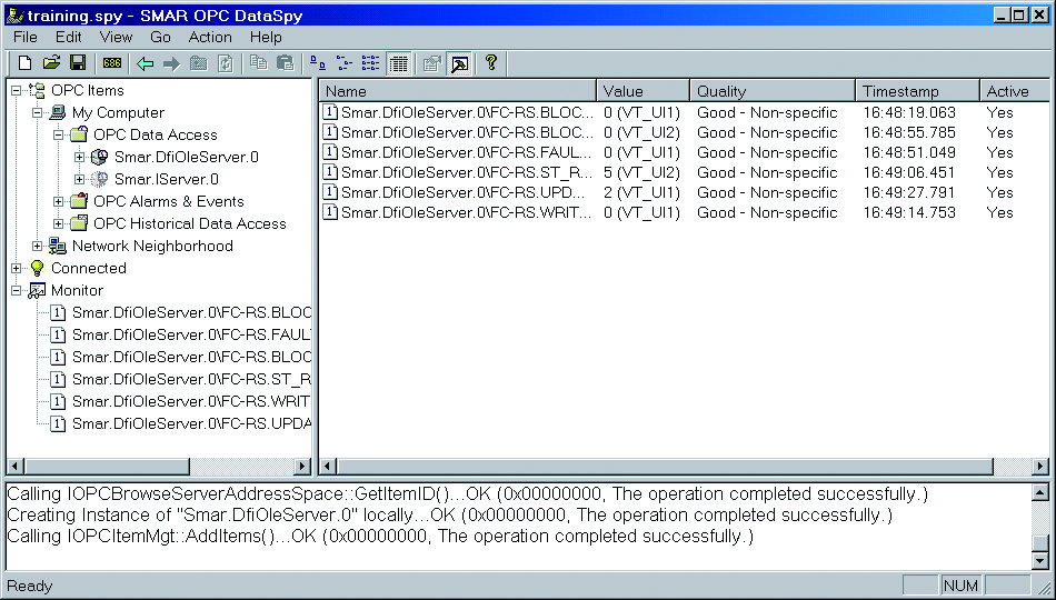 smar Ajustes de desempenho do OPC/OLE O Tweak OLEX é um módulo padrão. Esta função auxilia na configuração e otimização de ajustes do OPC usado pelo OLExpress da Smar em uma aplicação específica.
