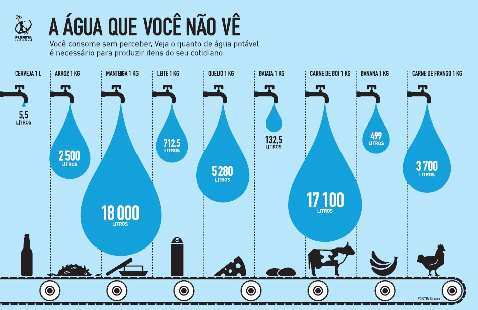 21 Figura 3: A água que você não vê Fonte: Planeta Sustentável (2012).