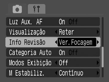 98 4 Carregue no botão do obturador até ao fim para disparar. A moldura AF não pode ser ampliada nas seguintes circunstâncias: - Quando a opção [Moldura AF] estiver definida como [Detec.