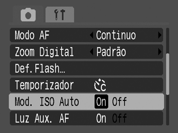 75 Reduzir a Trepidação da Câmara Durante o Disparo (Modificar ISO Auto) Modos de Disparo Disponíveis p.