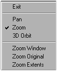 de seleção 5 Comando Zoom Na barra de estados aparece: Pan, Zoom, SteeringWheel (navegação virtual).