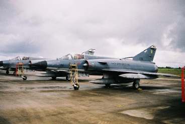 O Mirage IIIE foi o primeiro caça supersônico da FAB, adquirido em 1972.