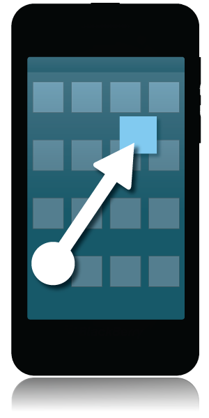 Primeiros passos Minimizar aplicativos e mostrar os Quadros ativos Quando o aplicativo é minimizado, ele aparece como um Quadro