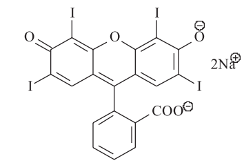 Figura 13: Estrutura química do corante Tartrazina.