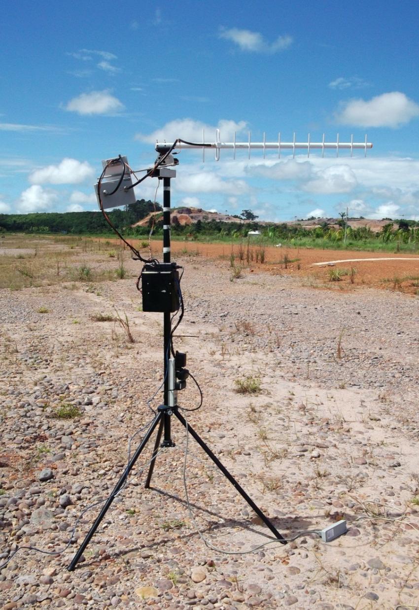 Ground Data Terminal de 20km NAURU 500 - Sistema O terminal de dados GDT-B20A consiste de um datalink