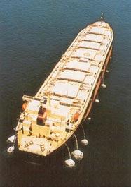 3.2 Utilização Água de lastro, é recolhida quando um navio chega a um porto para efetuar o descarregamento de sua carga, sendo necessário que esta água seja trocada durante a viagem, em alto mar,