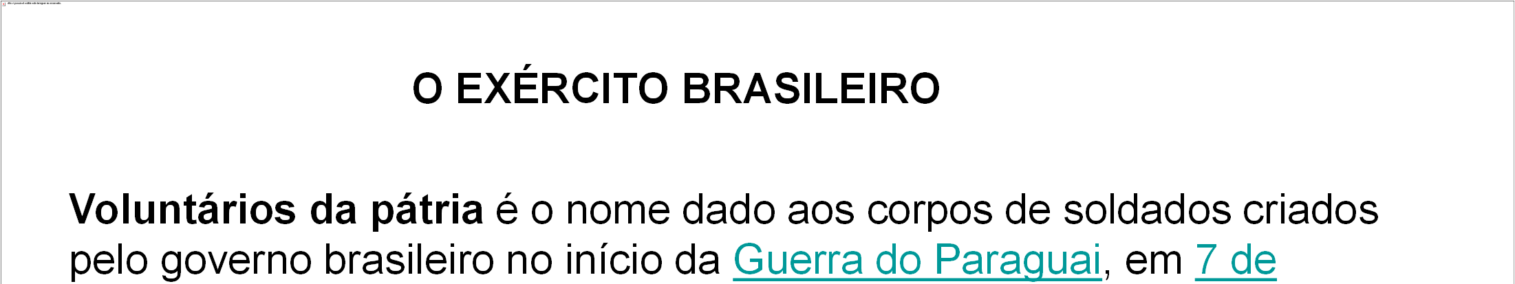 O uso de escravos