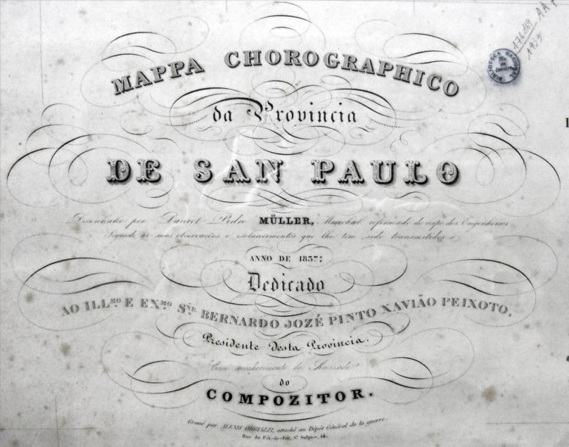 Datado de 25 de junho de 1840, o ofício revela a data exata em que Daniel Pedro Müller concluiu seu desenho, 20 de março de 1837.
