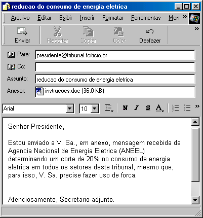 76 INFORMÁTICA PARA CONCURSOS PÚBLICOS Questões 10 a 13 (TJPE 2001) Para proceder à edição de documentos, um tribunal tem o Microsoft Office 2000 instalado em todos os seus computadores, utilizando o