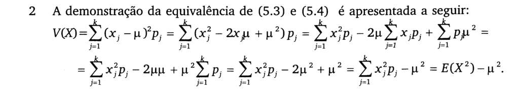 5) Retomemos o exemplo da variável