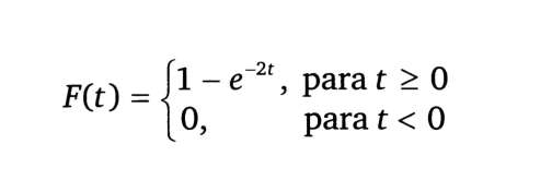 4): Dada a função de distribuição acumulada F, podemos obter a função densidade