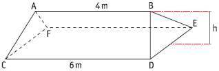 A razão entre o volume do cone e o volume da pirâmide, nesta ordem, é: a) / / d) e) / 9) (UERJ) Observe as figuras a seguir: Sabendo-se que a